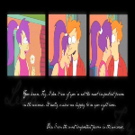 Philip J. Fry & Turanga Leela